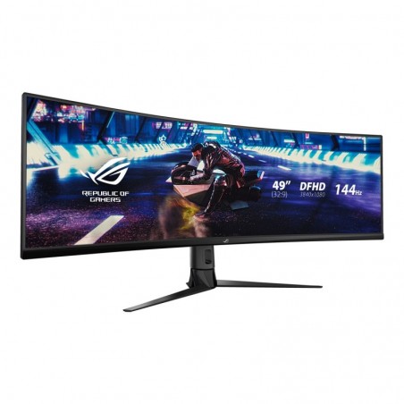 Monitor 49 XG49VQ VA 32:9 (3840 x 1080) ROG Strix 144Hz 4ms 1200nit 125% sRGB HDR400 HDMI DP USB B 2xUSB3.0 GŁOŚNIK Monitor 49 XG49VQ VA 32:9 (3840 x 1080) ROG Strix 144Hz 4ms 1200nit 125% sRGB HDR400 HDMI DP USB B 2xUSB3.0 GŁOŚNIK