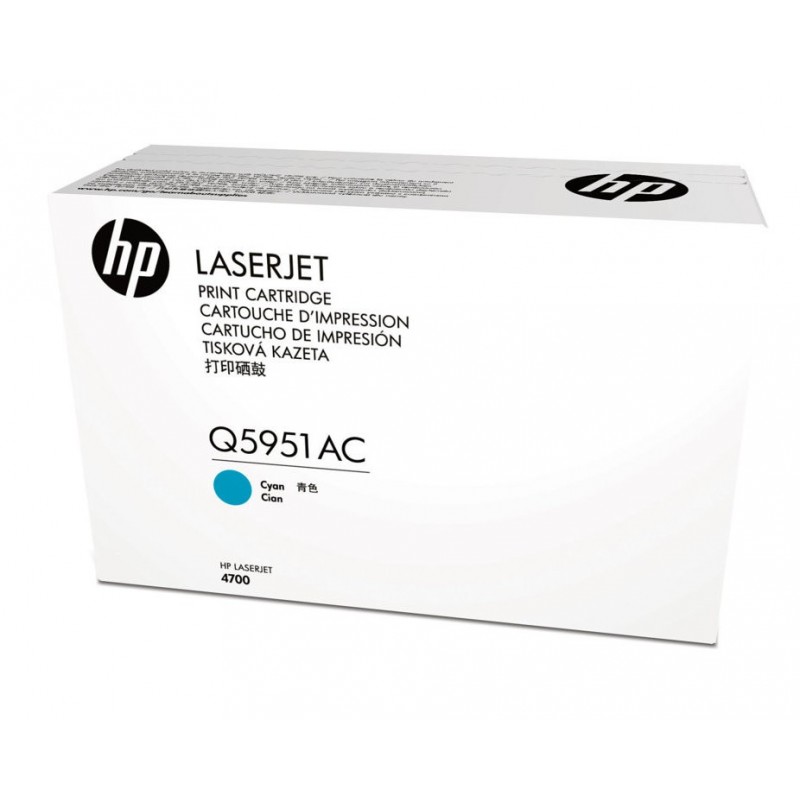 HP Toner nr 643AC Q5951AC Cyan 10K 