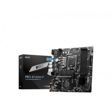 Płyta główna PRO B760M-P s1700 4DDR5 DP/HDMI 2M.2 mATX Płyta główna PRO B760M-P s1700 4DDR5 DP/HDMI 2M.2 mATX