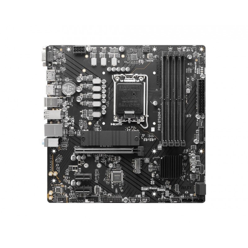 Płyta główna PRO B760M-P s1700 4DDR5 DP/HDMI 2M.2 mATX  Płyta główna PRO B760M-P s1700 4DDR5 DP/HDMI 2M.2 mATX