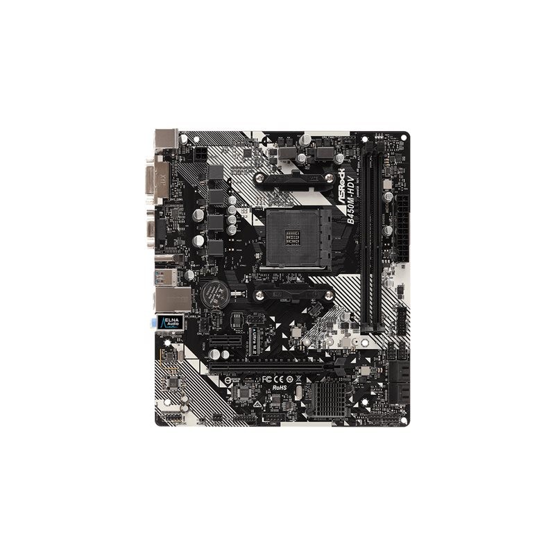 Płyta główna B450M-HDV R4.0 AM4 2DDR4 VGA/DVI/HDMI/M.2 uATX