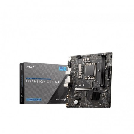Płyta główna PRO H610M-G s1700 DDR4 DP/HDMI M.2 mATX Płyta główna PRO H610M-G s1700 DDR4 DP/HDMI M.2 mATX