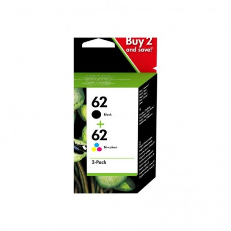 HP Tusz nr 62 N9J71AE 2pack Black+Kolor HP Tusz nr 62 N9J71AE 2pack Black+Kolor