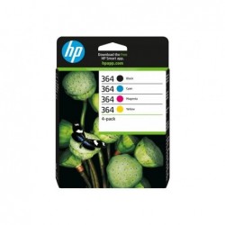 HP Tusz nr 364 N9J73AE 4pack CMYK 250s BK  300s CMY
