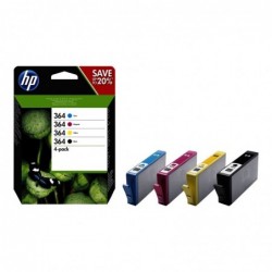 HP Tusz nr 364 N9J73AE 4pack CMYK 250s BK 300s CMY HP Tusz nr 364 N9J73AE 4pack CMYK 250s BK 300s CMY