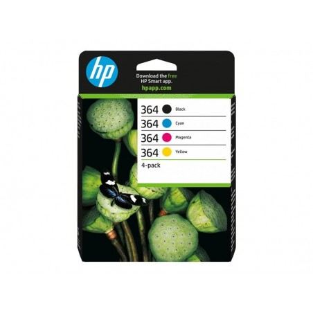 HP Tusz nr 364 N9J73AE 4pack CMYK 250s BK 300s CMY HP Tusz nr 364 N9J73AE 4pack CMYK 250s BK 300s CMY