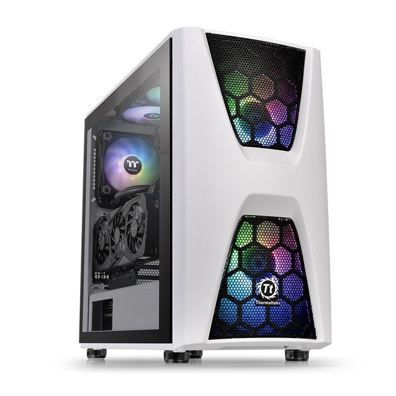 Obudowa Commander C34 Tempered Glass ARGB Snow Edition