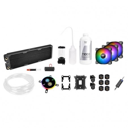 Chłodzenie wodne - Pacific C360 DDC LCS RGB (120mm3, miedź, Soft Tube, tranparent) Chłodzenie wodne - Pacific C360 DDC LCS RGB (120mm3, miedź, Soft Tube, tranparent)