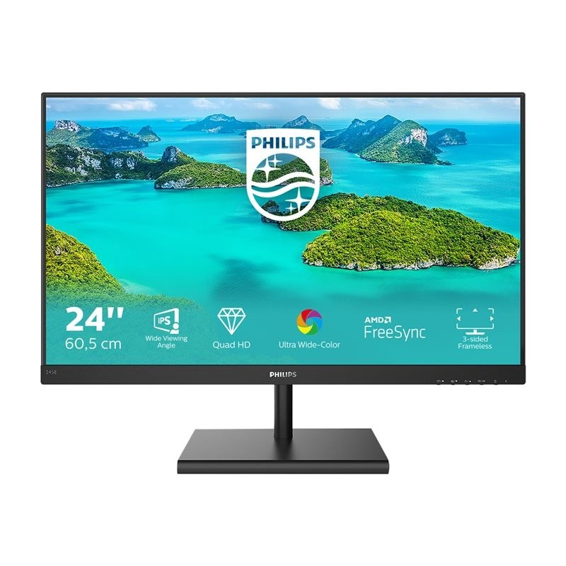 Monitor 245E1S 23.8'' IPS HDMI DP FreeSync 
