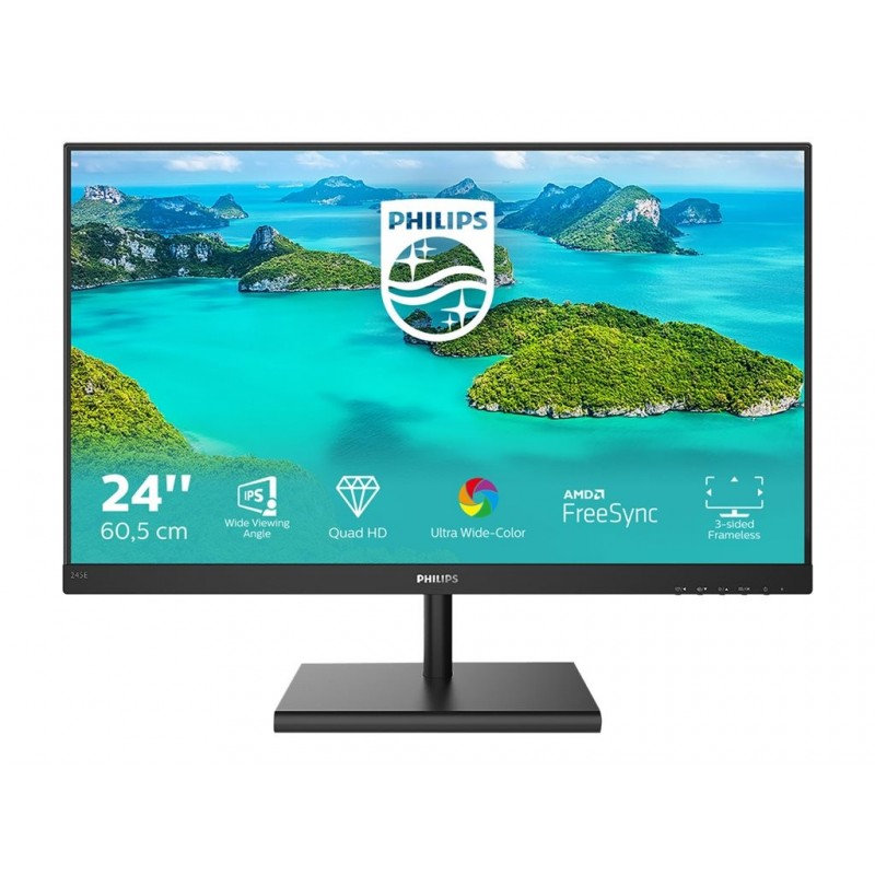 Monitor 245E1S 23.8'' IPS HDMI DP FreeSync 