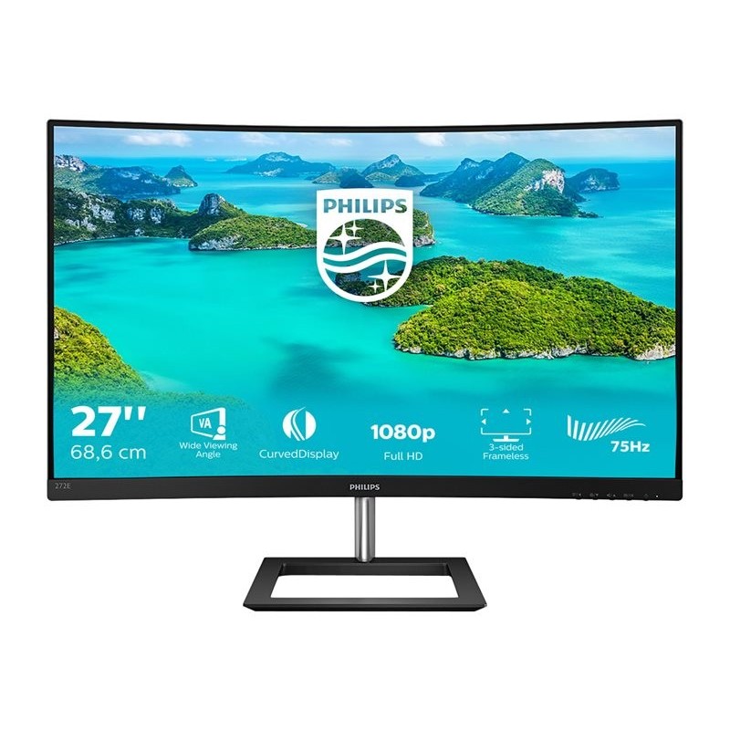 Monitor 272E1CA 27 cali Curved VA HDMI FreeSync