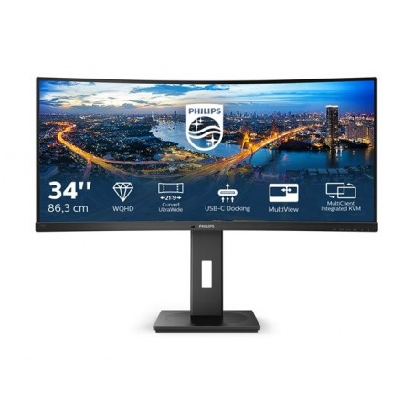 Monitor 346B1C 34 cale VA Curved HDMIx2 DPx2 USB-C Monitor 346B1C 34 cale VA Curved HDMIx2 DPx2 USB-C
