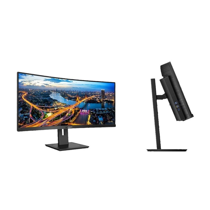 Monitor 346B1C 34 cale VA Curved HDMIx2 DPx2 USB-C 