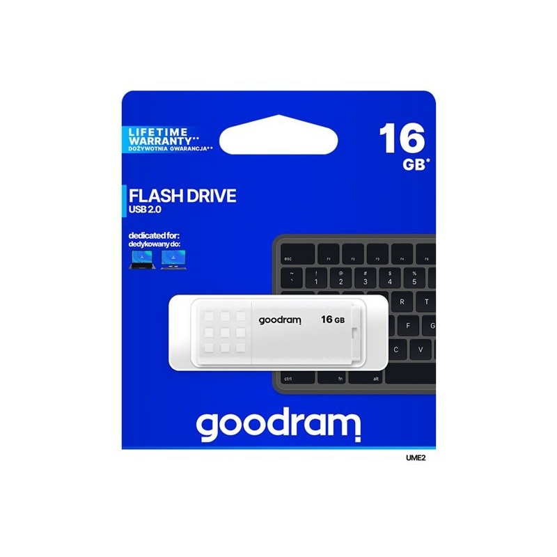 Pendrive UME2 16GB USB 2.0 Biały