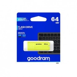 Pendrive UME2 64GB USB 2.0 Żółty Pendrive UME2 64GB USB 2.0 Żółty