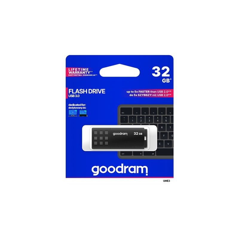 Pendrive UME3 32GB USB 3.0 Czarny