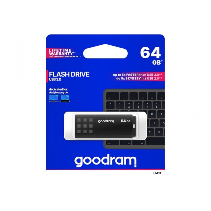 Pendrive UME3 64GB USB 3.0 Czarny