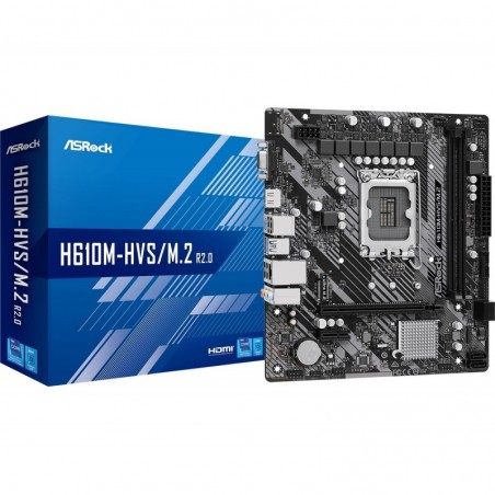 Płyta główna H610M-HVS/M.2 R2.0 s1700 2DDR4 DP/HDMI mATX Płyta główna H610M-HVS/M.2 R2.0 s1700 2DDR4 DP/HDMI mATX