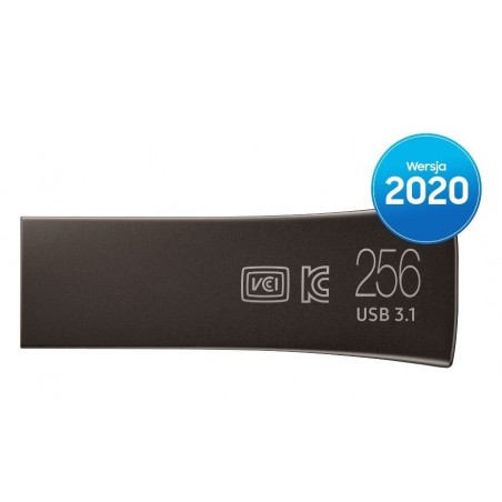 Pendrive BAR Plus USB3.1 256 GB Titan Gray Pendrive BAR Plus USB3.1 256 GB Titan Gray