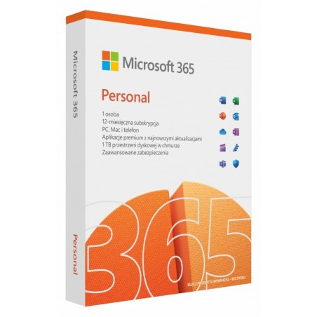 365 Personal PL P10 1Y 1User/5Devices Win/Mac Medialess Box QQ2-01752 Zastępuje P/N: QQ2-01434 365 Personal PL P10 1Y 1User/5Devices Win/Mac Medialess Box QQ2-01752 Zastępuje P/N: QQ2-01434