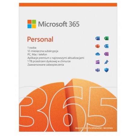 365 Personal PL P10 1Y 1User/5Devices Win/Mac Medialess Box QQ2-01752 Zastępuje P/N: QQ2-01434 365 Personal PL P10 1Y 1User/5Devices Win/Mac Medialess Box QQ2-01752 Zastępuje P/N: QQ2-01434