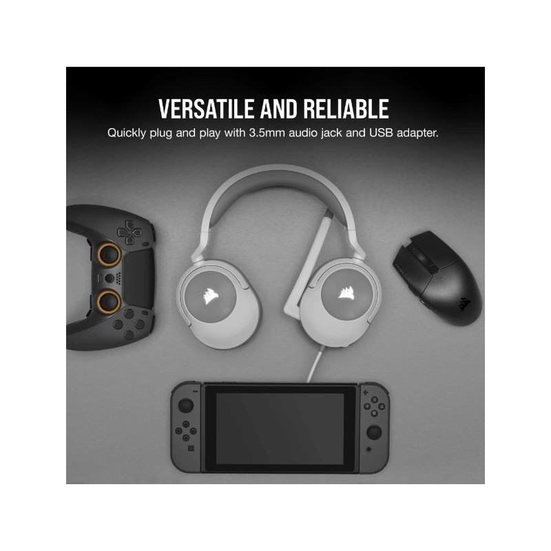 Słuchawki HS55 Surround White  Słuchawki HS55 Surround White