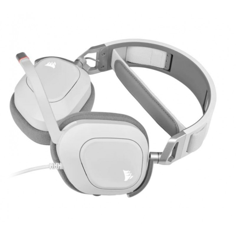 Słuchawki HS80 RGB USB Wired White  Słuchawki HS80 RGB USB Wired White