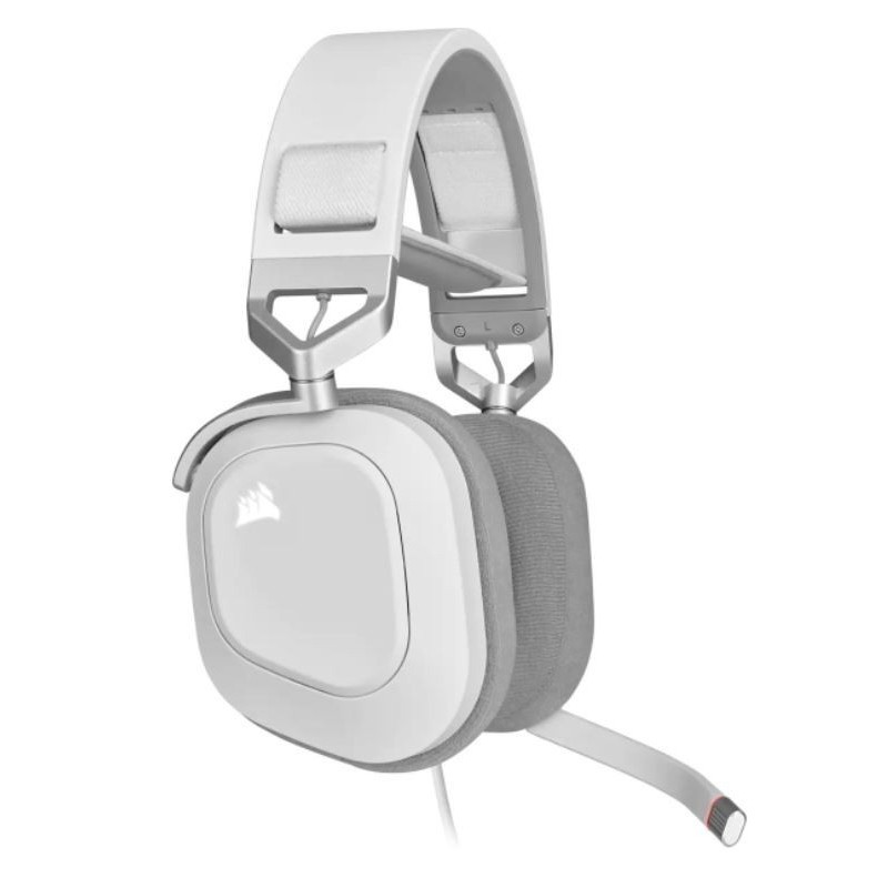 Słuchawki HS80 RGB USB Wired White  Słuchawki HS80 RGB USB Wired White