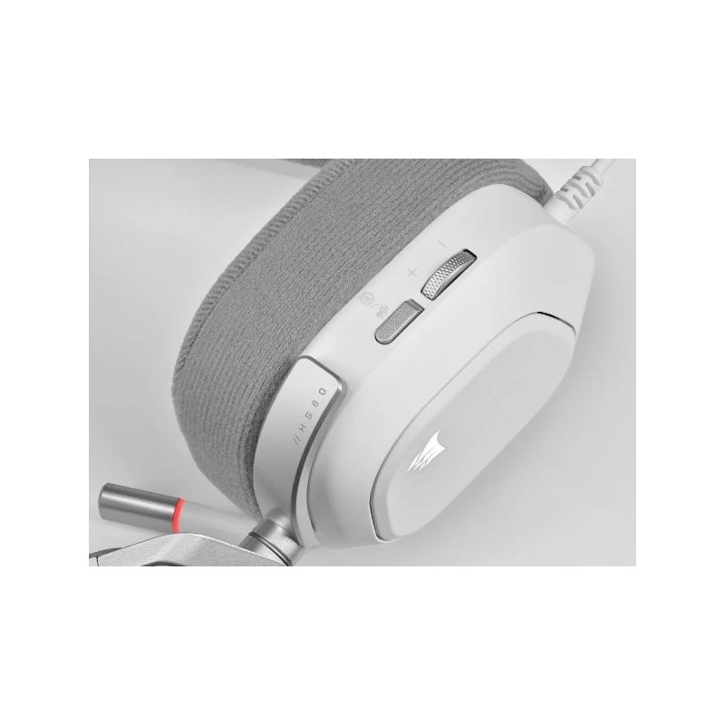 Słuchawki HS80 RGB USB Wired White  Słuchawki HS80 RGB USB Wired White