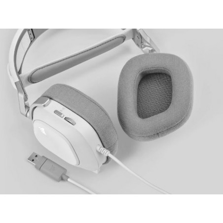 Słuchawki HS80 RGB USB Wired White Słuchawki HS80 RGB USB Wired White