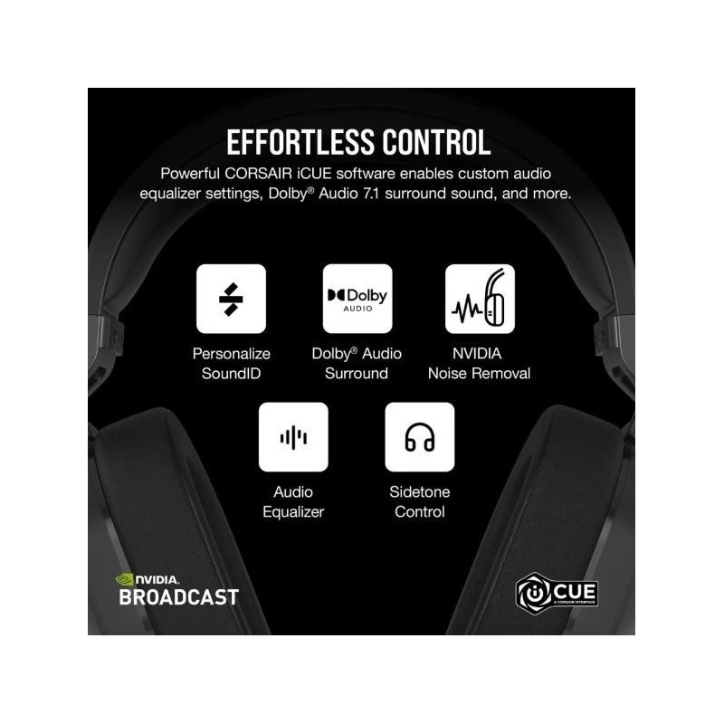 Słuchawki HS65 Wireless Carbon V2  Słuchawki HS65 Wireless Carbon V2