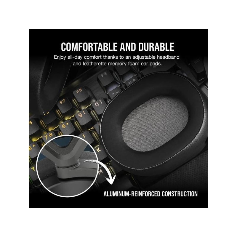 Słuchawki HS65 Wireless Carbon V2  Słuchawki HS65 Wireless Carbon V2