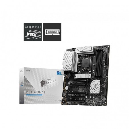 Płyta główna PRO B760-P II S1700 4DDR5 DP/HDMI ATX Płyta główna PRO B760-P II S1700 4DDR5 DP/HDMI ATX