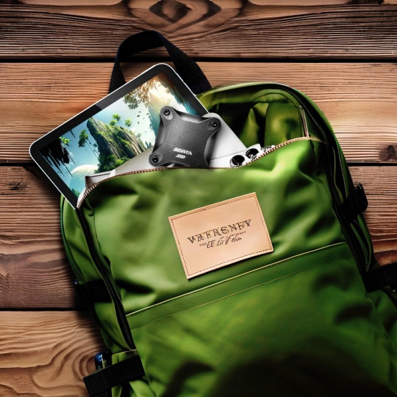 Dysk zewnętrzny SSD SD620 1TB U3.2A 520/460 MB/s czarny Dysk zewnętrzny SSD SD620 1TB U3.2A 520/460 MB/s czarny