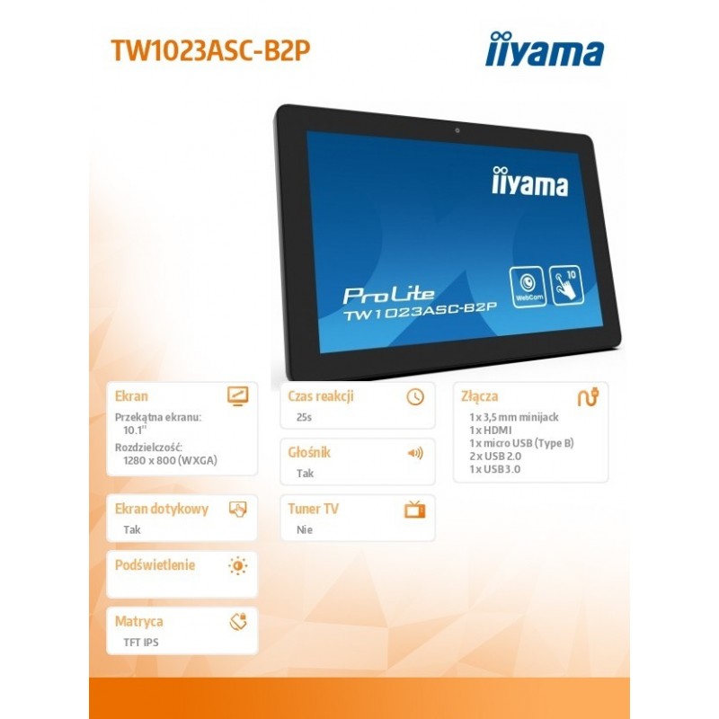 Monitor 10 cali TW1023ASC-B2 10P.DOT.IPS,ANDROID,WIFI 