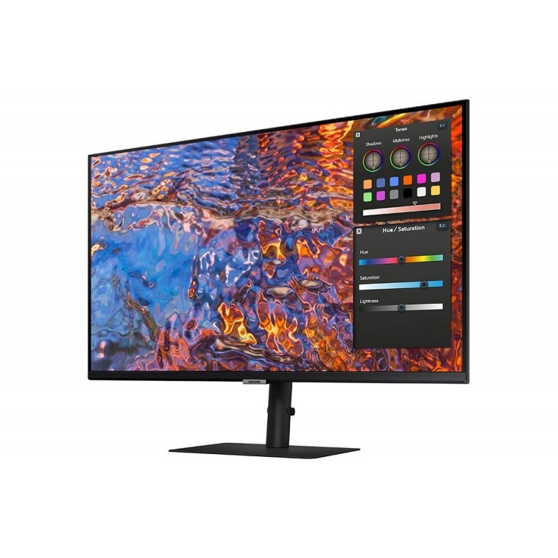 Monitor  32 cale LS32B800PXUXEN IPS 3840x2160 UHD 16:9   1xHDMI 1xUSB-C (90W) 1xDP 3xUSB 3.0 LAN (RJ45) 5ms HAS+PIVOT płaski 3 