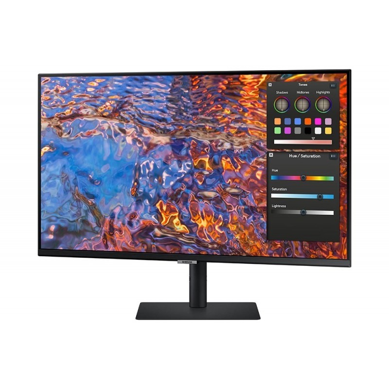 Monitor  32 cale LS32B800PXUXEN IPS 3840x2160 UHD 16:9   1xHDMI 1xUSB-C (90W) 1xDP 3xUSB 3.0 LAN (RJ45) 5ms HAS+PIVOT płaski 3 