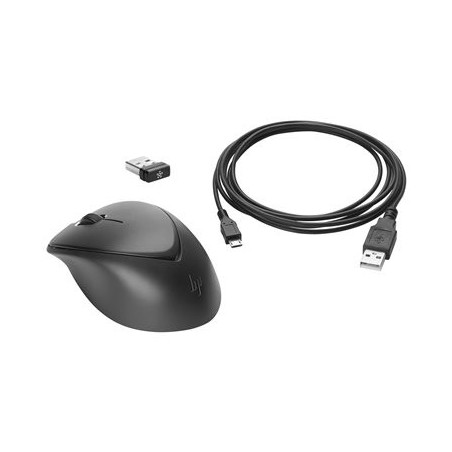 HP Wireless Premium Mouse Right and left-handed Laser 3 Buttons 2.4GHz USB Wireless receiver Black HP Wireless Premium Mouse Right and left-handed Laser 3 Buttons 2.4GHz USB Wireless receiver Black