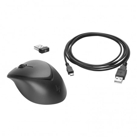 HP Wireless Premium Mouse Right and left-handed Laser 3 Buttons 2.4GHz USB Wireless receiver Black HP Wireless Premium Mouse Right and left-handed Laser 3 Buttons 2.4GHz USB Wireless receiver Black