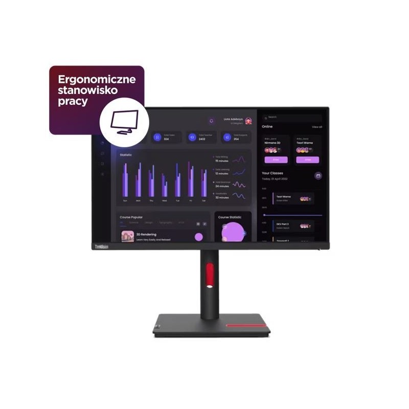 Monitor 23.8 ThinkVision T24i-30 63CFMATXEU