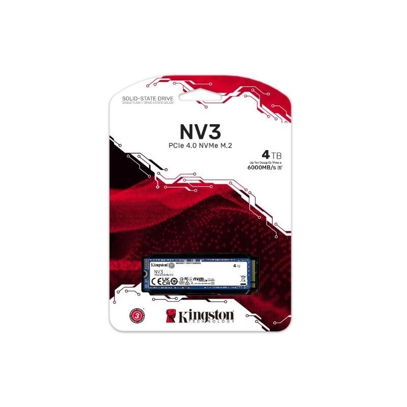 Dysk SSD NV3 4TB M.2 2280 PCI-e 4.0 NVMe 6000/5000 Dysk SSD NV3 4TB M.2 2280 PCI-e 4.0 NVMe 6000/5000