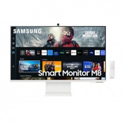 Monitor 27 cali LS27CM801UUXDU VA 3840x2160 UHD 16:9 1xHDMI 1xUSB-C (65W) 2xUSB 2.0 4ms WiFi/BT HAS+PIVOT Webcam głośniki pła