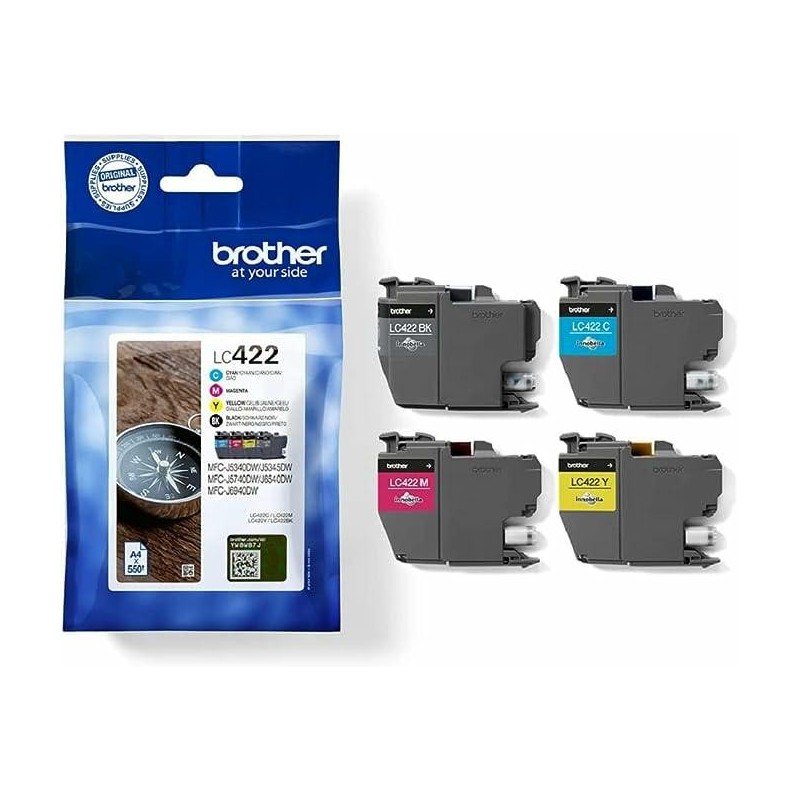 Brother Tusz LC422VAL CMYK 4 X 500str 