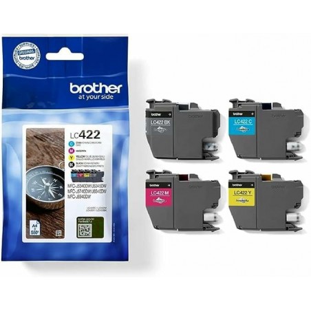Brother Tusz LC422VAL CMYK 4 X 500str Brother Tusz LC422VAL CMYK 4 X 500str
