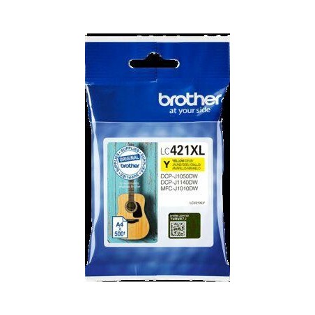 Brother Tusz LC421XLY Yellow 500str Yellow 500str