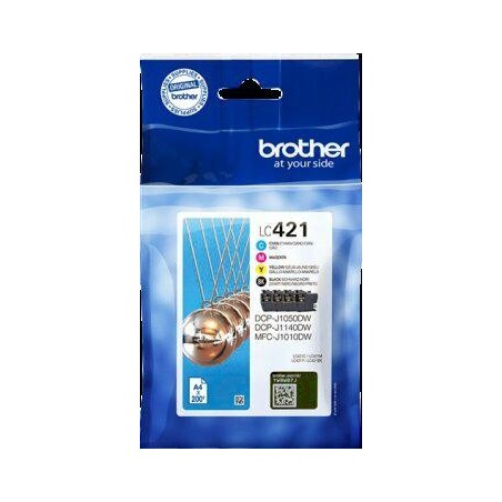 Brother Tusz LC421VAL CMYK 4x200str CMYK 4x200str Brother Tusz LC421VAL CMYK 4x200str CMYK 4x200str