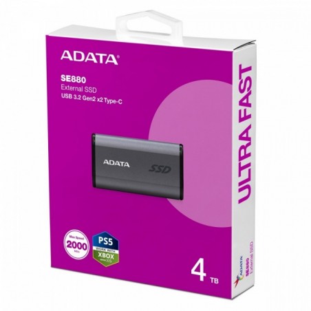 Dysk zewnętrzny SSD SE880 4TB USB3.2A/C Gen2x2 Dysk zewnętrzny SSD SE880 4TB USB3.2A/C Gen2x2