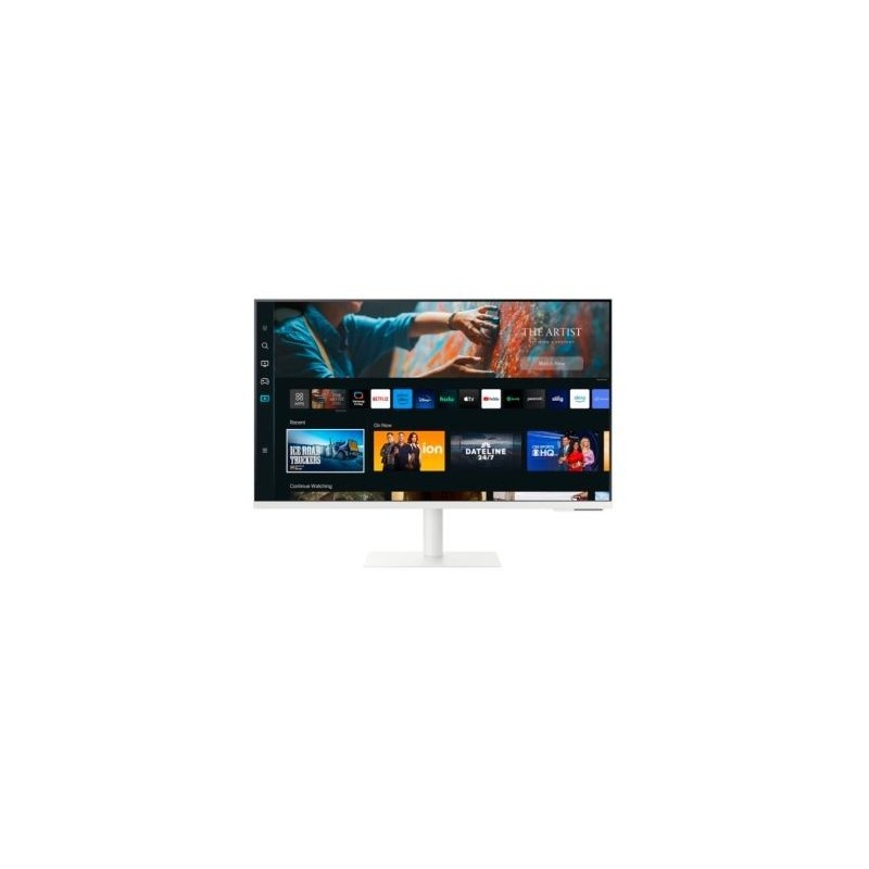 Monitor 27 cali LS27CM703UUXD VA 3840x2160 UHD 16:9 1xHDMI 2x USB 2.0 1xUSB-C (65W) WiFi/BT 4ms(GTG) głośniki płaski biały S