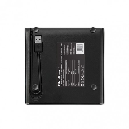 Obudowa/kieszeń na napęd optyczny CD/DVD SATA | USB3.0 | 9.5mm Obudowa/kieszeń na napęd optyczny CD/DVD SATA | USB3.0 | 9.5mm