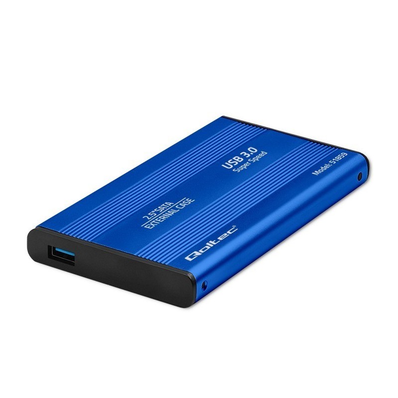 Obudowa na dysk HDD/SSD 2.5 cala SATA3 | USB 3.0 | Niebieska